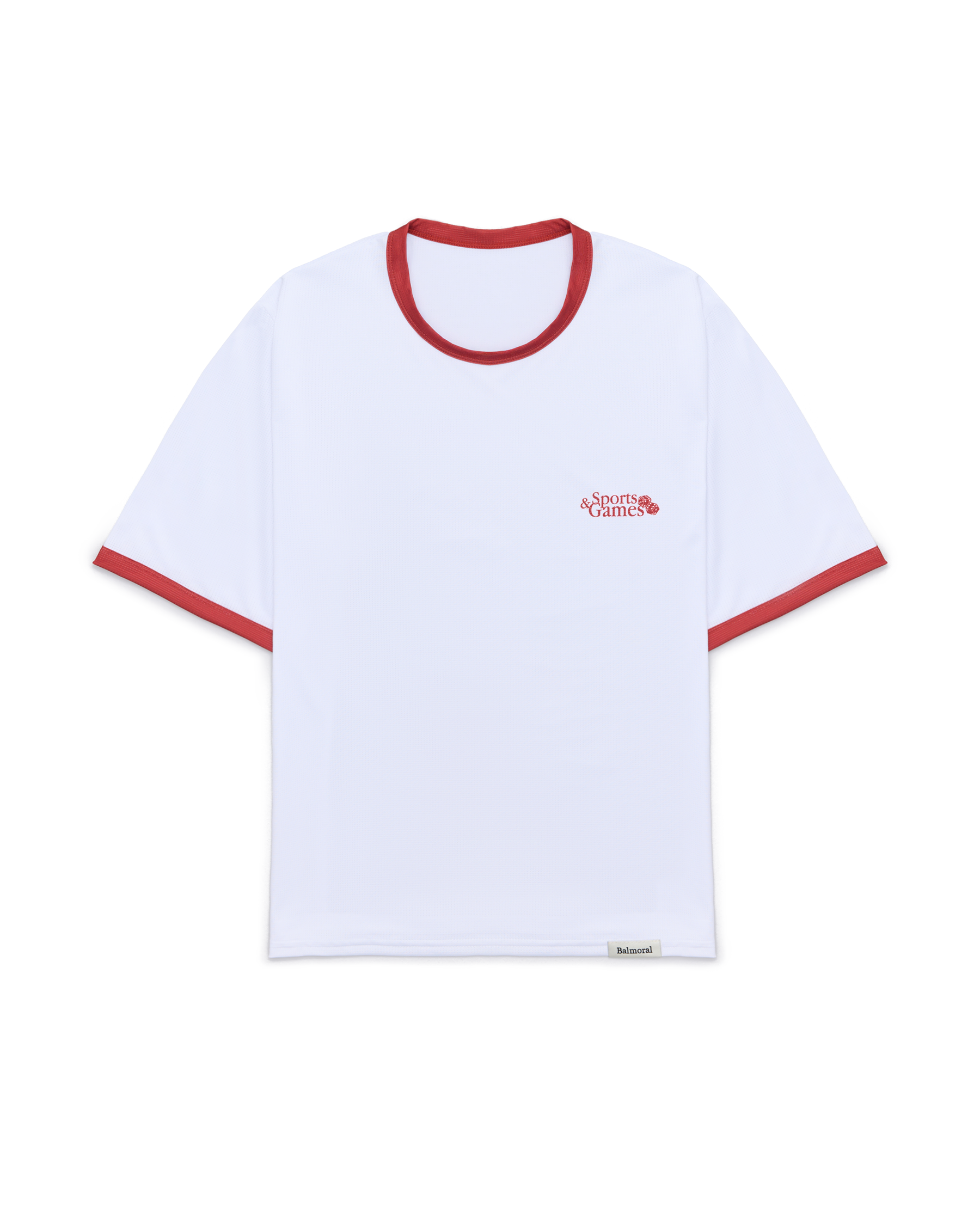 T-shirt court à col contrastant Sports et Jeux